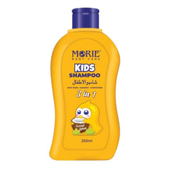 Morie Kids Shampoo 3-in-1 Coconut Splash  Body Wash + Shampoo + Conditioner - 250ml