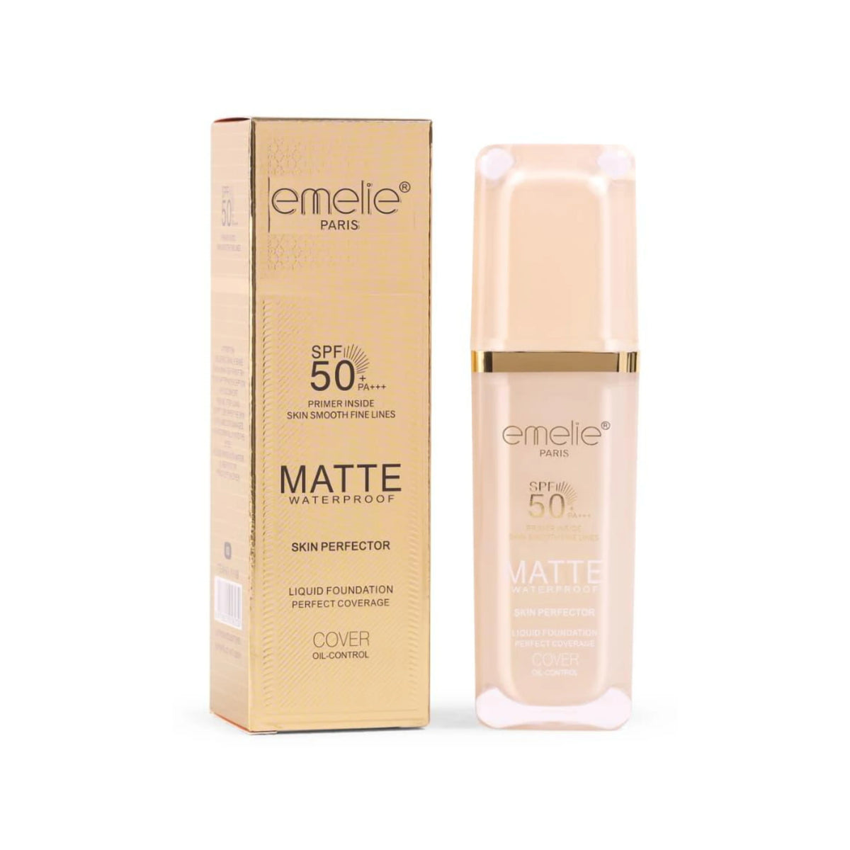 Emelie® Paris SPF 50+ Foundation with Primer