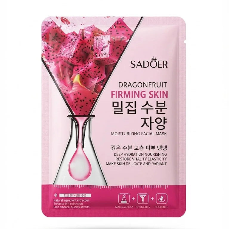 SADOER Dragonfruit Firming Skin Moisturizing Facial Mask - Each