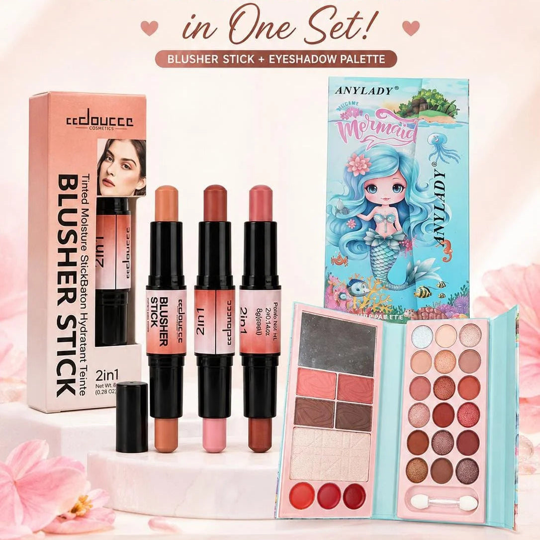 Complete Beauty Makeup Kit - Pack of 4
