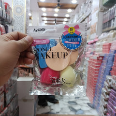 Keli Makeup Sponge and Powder Puff Set