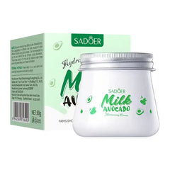 SADOER Milk Avocado Face Cream – Anti-Aging & Moisturizing with Goat Milk, Niacinamide & Vitamin E