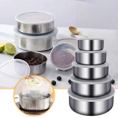 The Minimalist Stainless Steel Fresh Box Stack - Set of 5