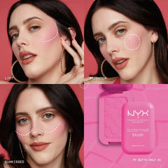 NYX Professional Makeup Buttermelt Blush - 5g