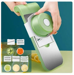5 in 1 Stainless Steel Vegetable Cutter & Grater