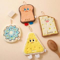 Cute Cartoon Hand Towel Hanging Kitchen Hand Wipe