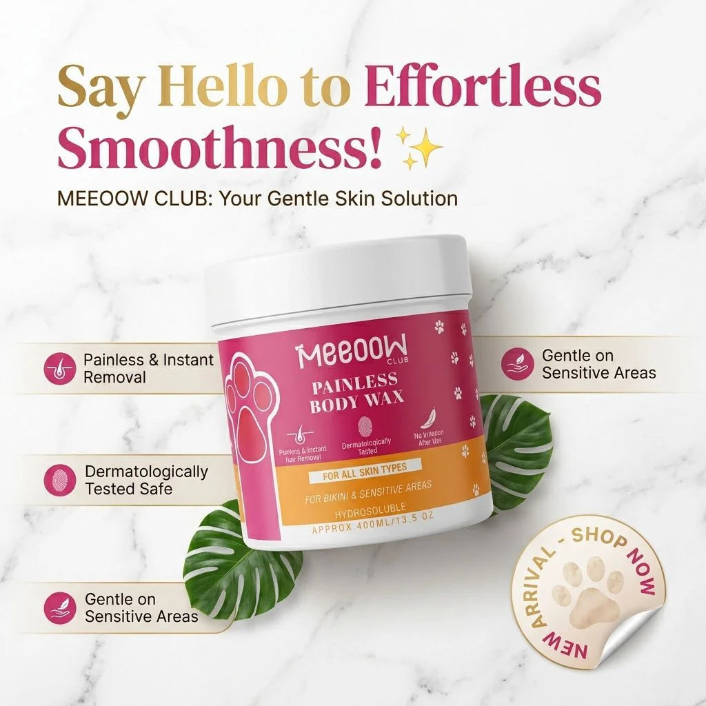 Meeoow Club Painless Hydrosoluble Body Wax - 400ml