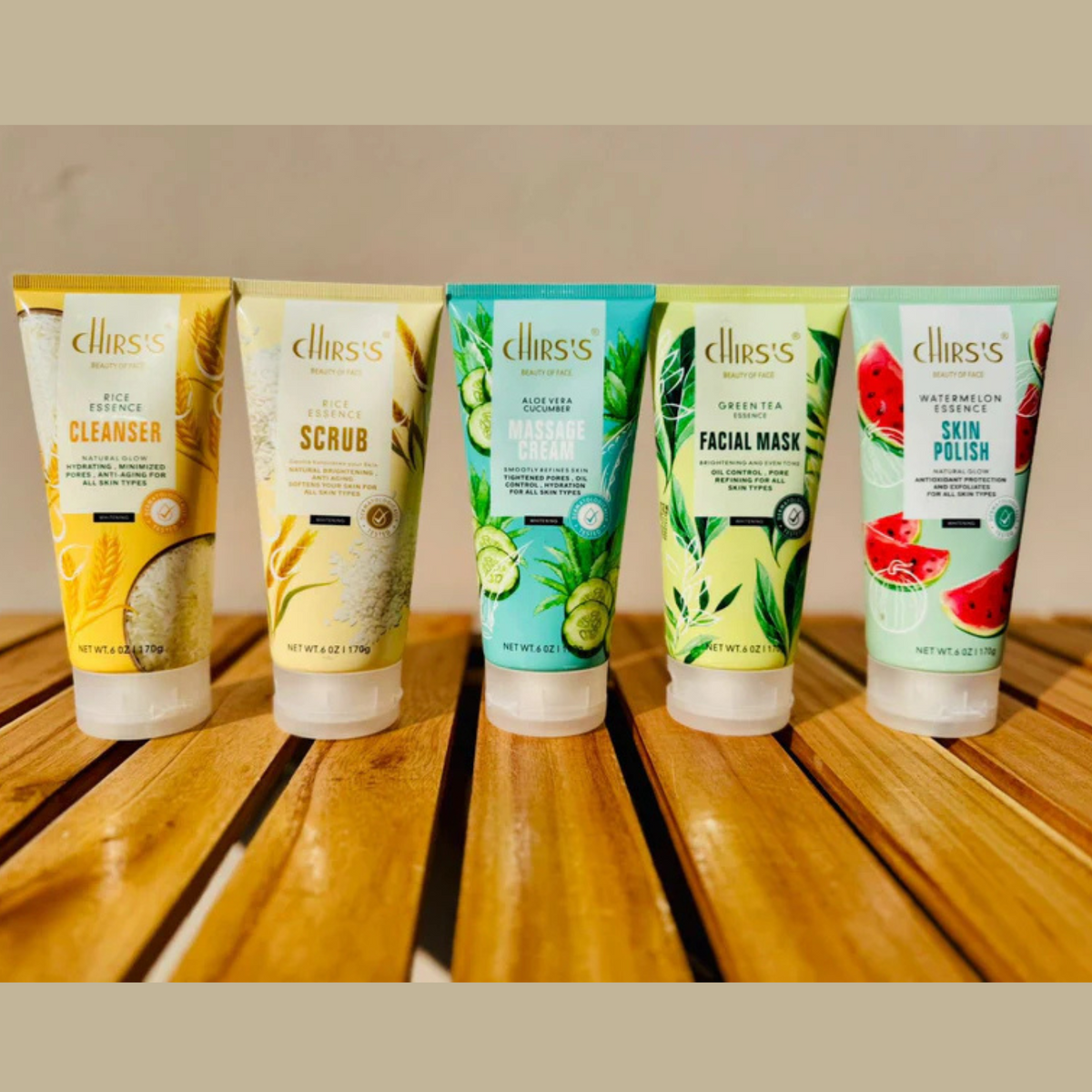 Chris's Professional Skincare Series – 5-Piece Facial Set (170g - Each)