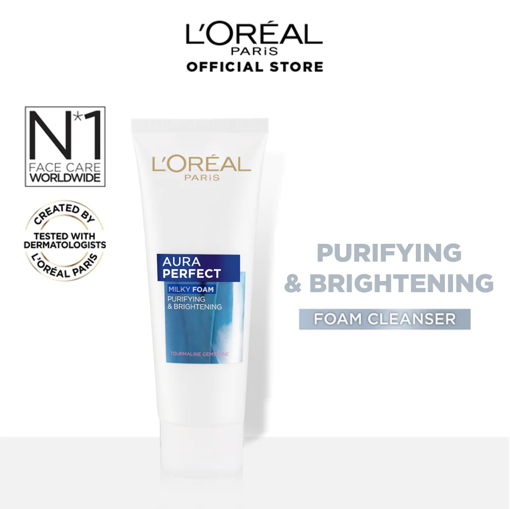 L'Oreal Paris Aura Perfect Milky Foam Face Wash 100 Ml