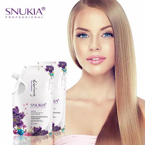 SNUKIA Keratin-Infused Japanese Hair Straightening Cream KIt