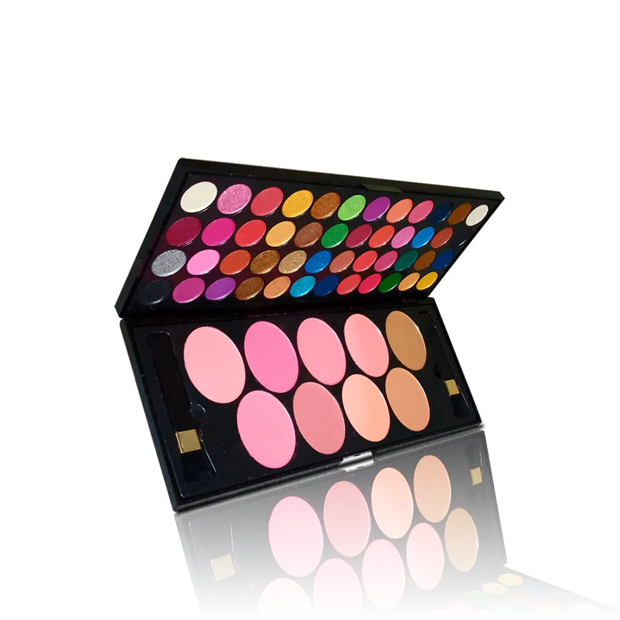 Glamorous Face 24+24+9 Matte, Velvet Eyeshade & Blushon Kit