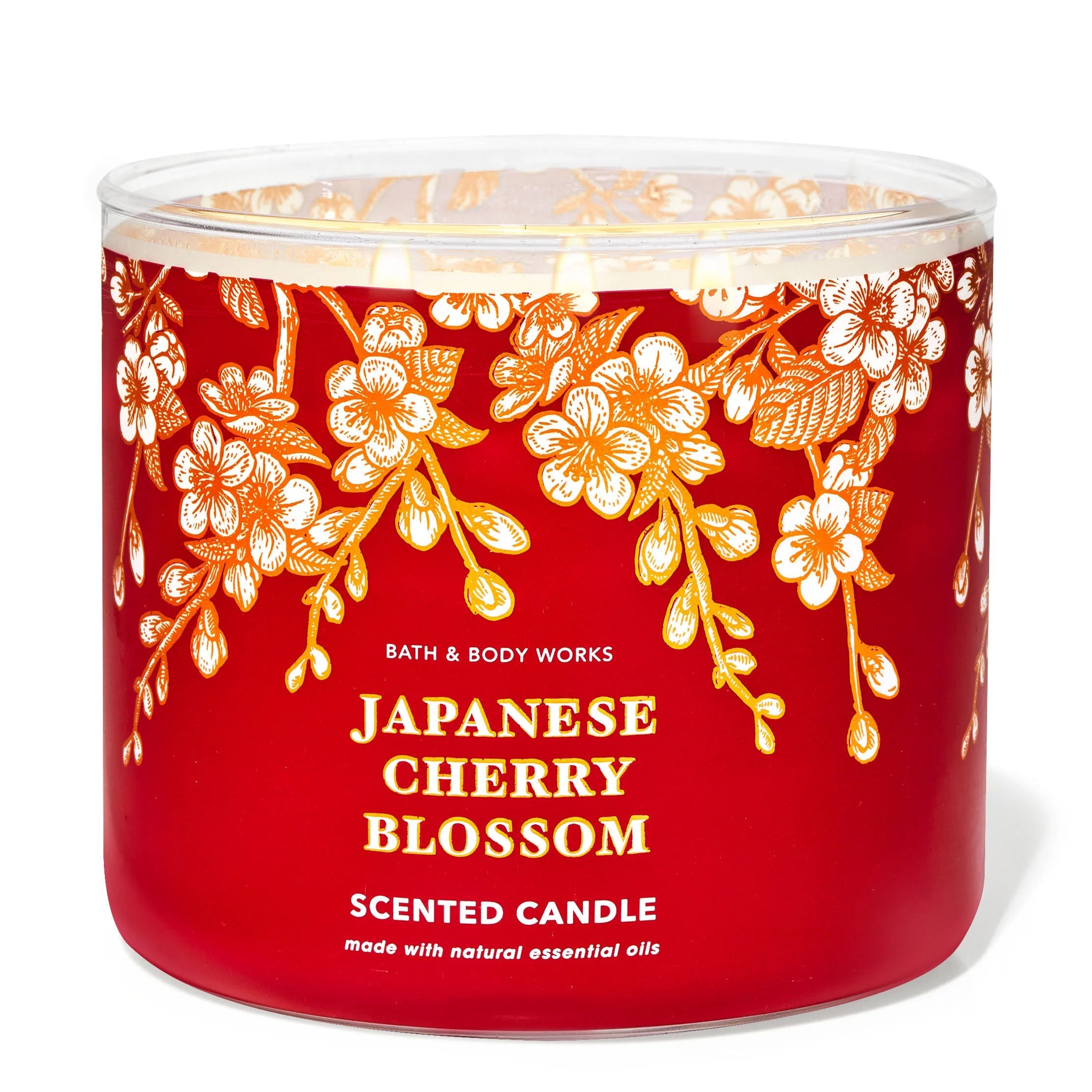 Bath & Body Works Japanese Cherry Blossom 3-Wick Candle 411g