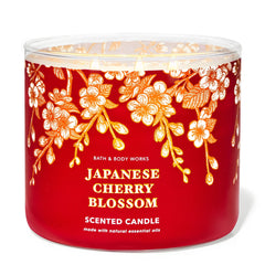 Bath & Body Works Japanese Cherry Blossom 3-Wick Candle 411g