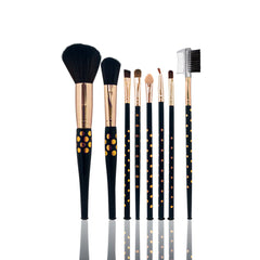 Glamorous Face 8 in 1 Brush Sets Pot Glass