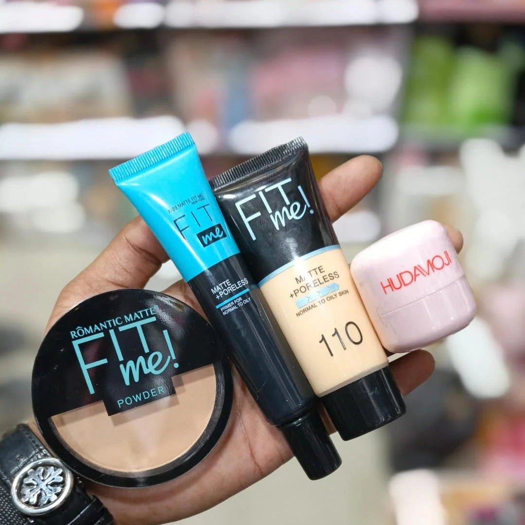 Fitme 3 in 1 Makeup Deal + Free Huda Moji Jelly Tint
