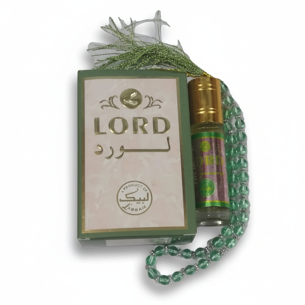 Original labbaik Lord attar With Tasbeeh - 6ml