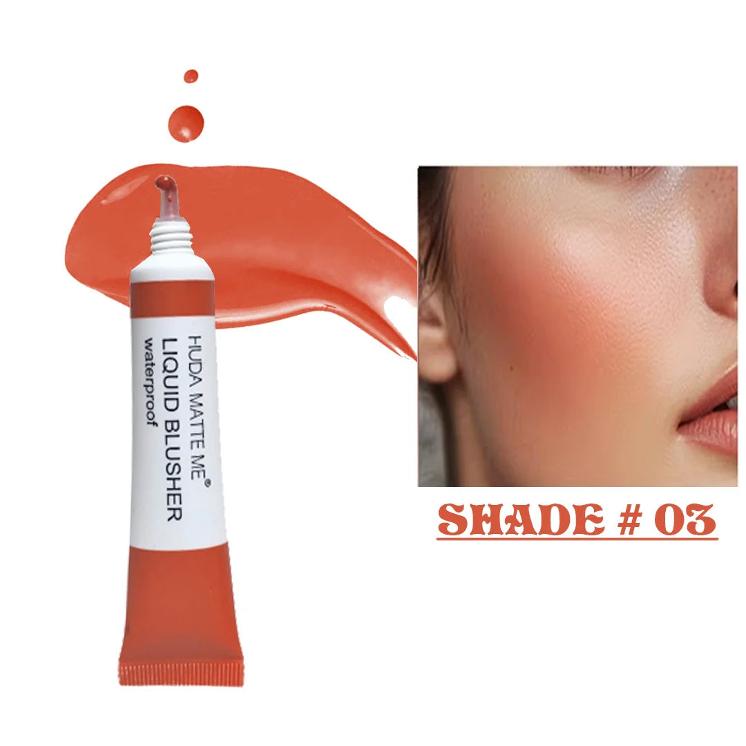 Huda Matte me Liquid Blusher Waterproof - 15ml