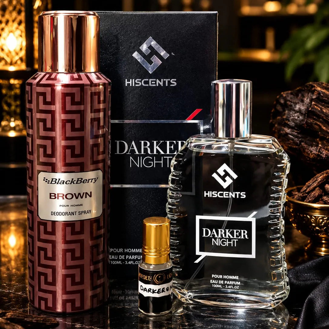 Hiscents Darker Night Fragrance - 3 Piece Set