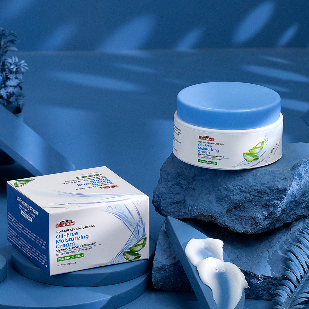 Saeed Ghani Glycerin, Aloe Vera &amp; Vitamin E Moisturizing Cream – 60g
