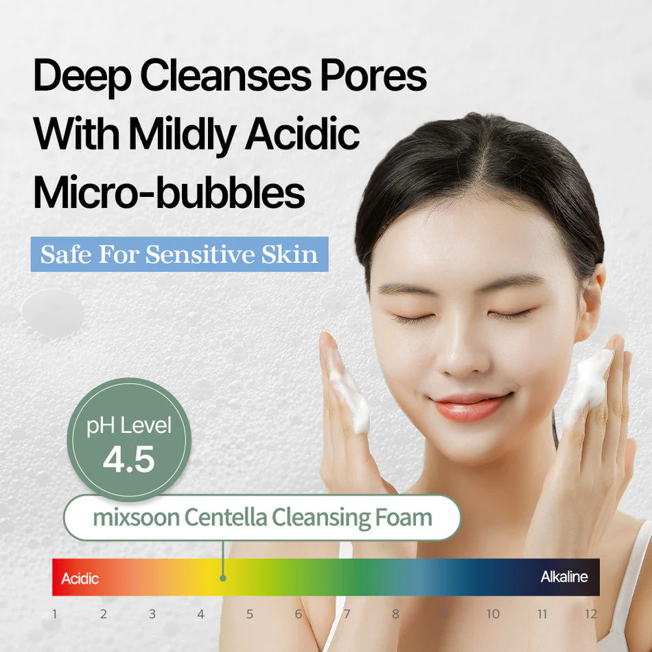 Mixsoon Centella Cleansing Foam – 150 ml