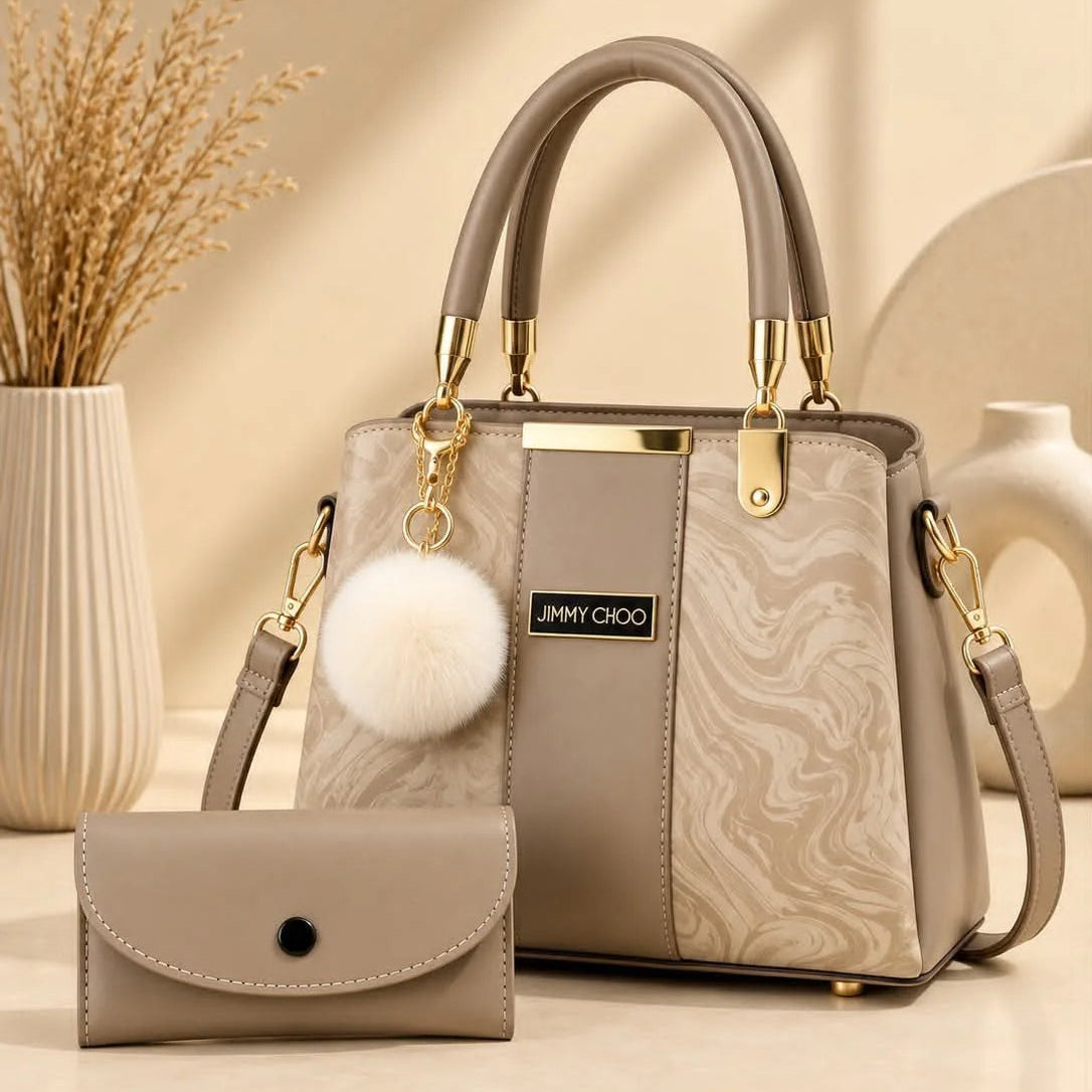 Jimmy Choo Handbag & Pouch Set