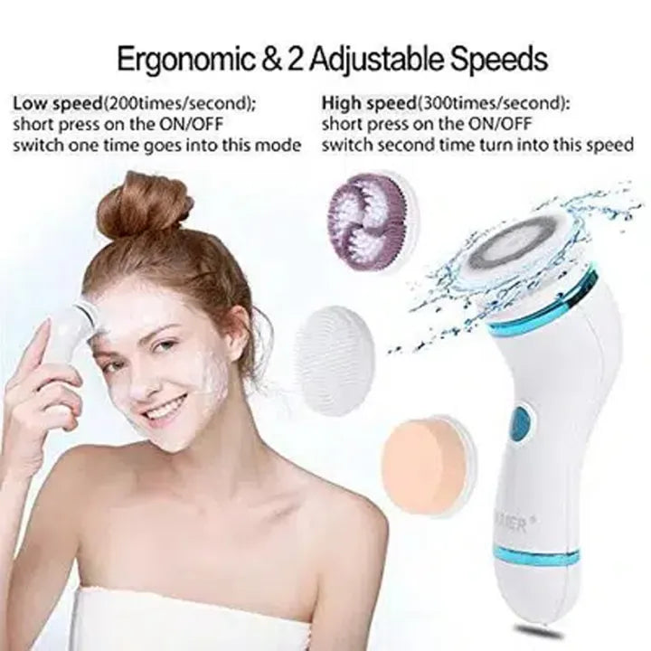 CNAIER AE-8286 is a 4-in-1 electric facial Massager