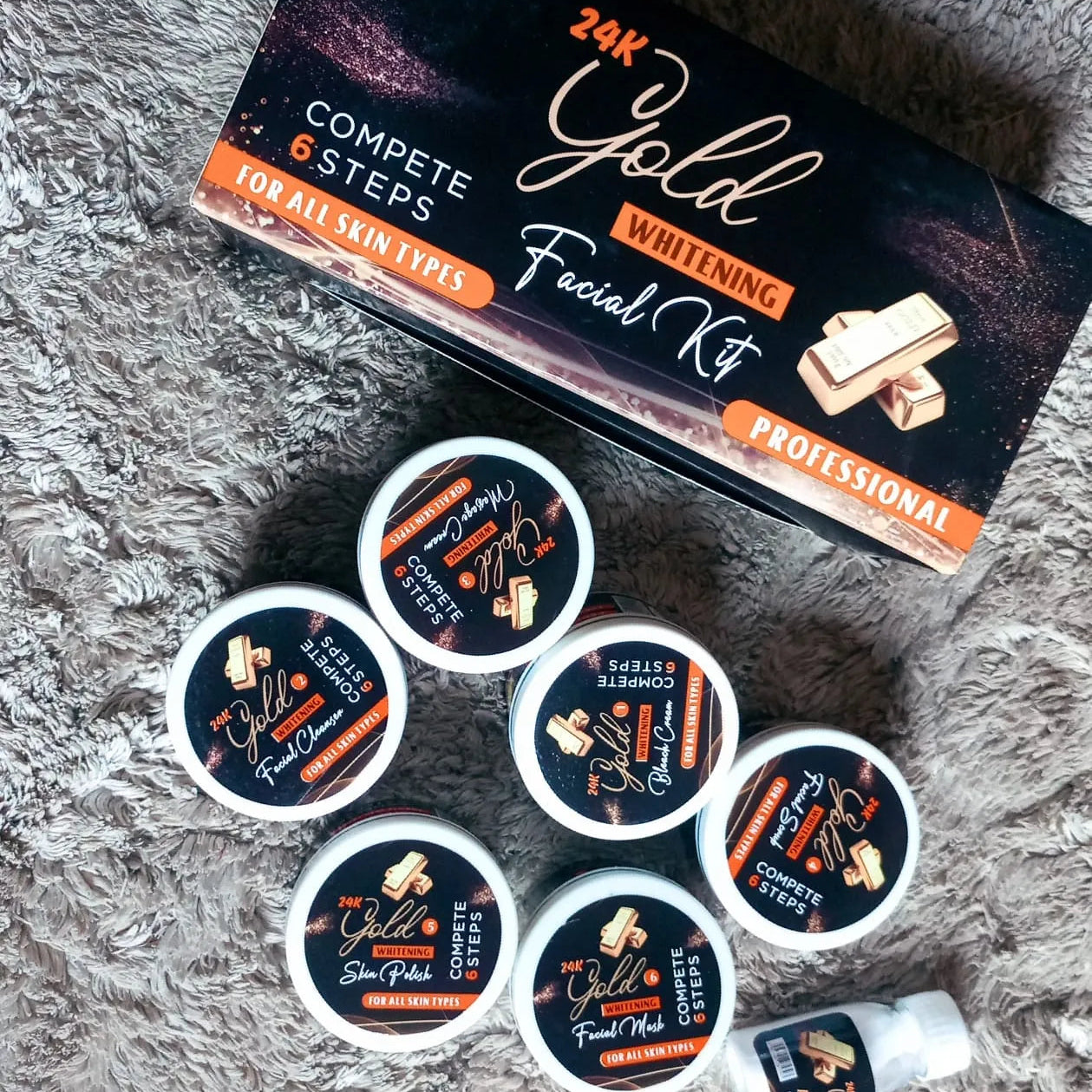 24k Gold Facial Kit Original Ultra Glowing Facial Kit Pack Of 6