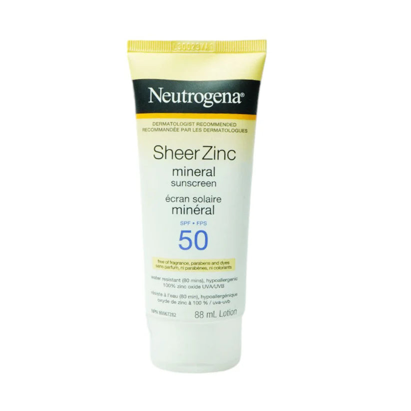 Neutrogena Sheer Zinc Mineral Sunblock SPF 50