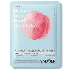 SADOER Peach Moisturizing Facial Mask - Each