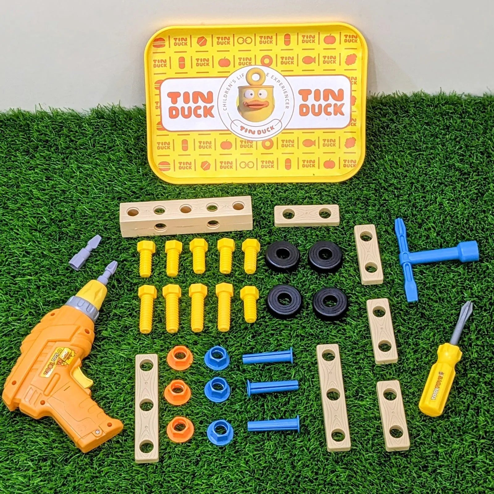 Electric Drill & Build Toy Set