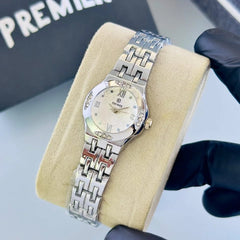 PREMIER Women's Classic Crystal Bezel Stainless Steel Watch