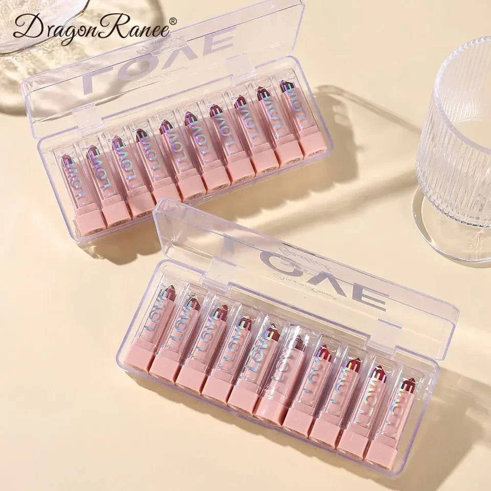 Dragon Ranee - Mini Velvet Lipstick Set of 10