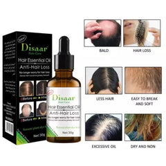 DISAAR 2 In 1 Hair Growth Essential Oil & Anti-Hair Loss Shampoo Growth