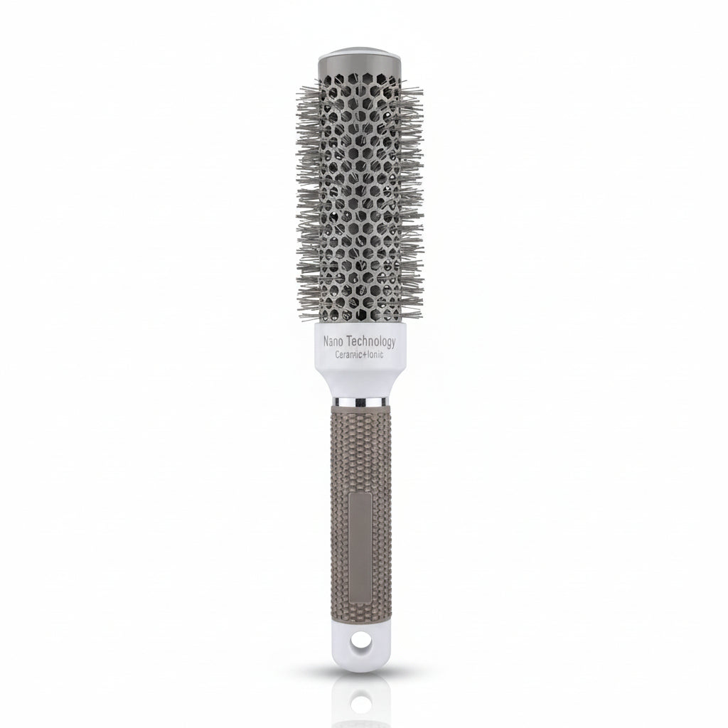 Nano Technology Ceramic + Ionic round hair brush - #NANO032