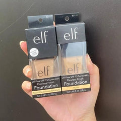 Original E.L.F Oil Free Spf-15 Sun Screen Flawless Finish Foundation 20ML