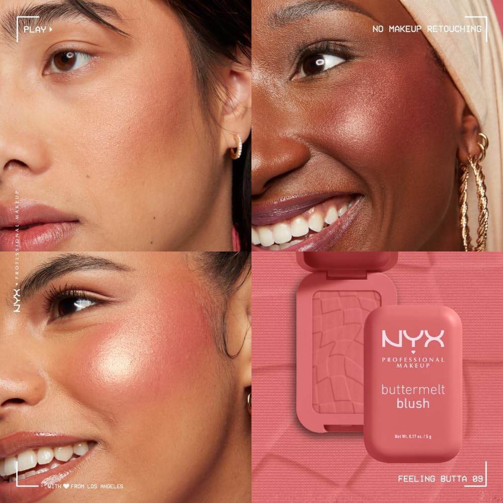 NYX Professional Makeup Buttermelt Blush - 5g