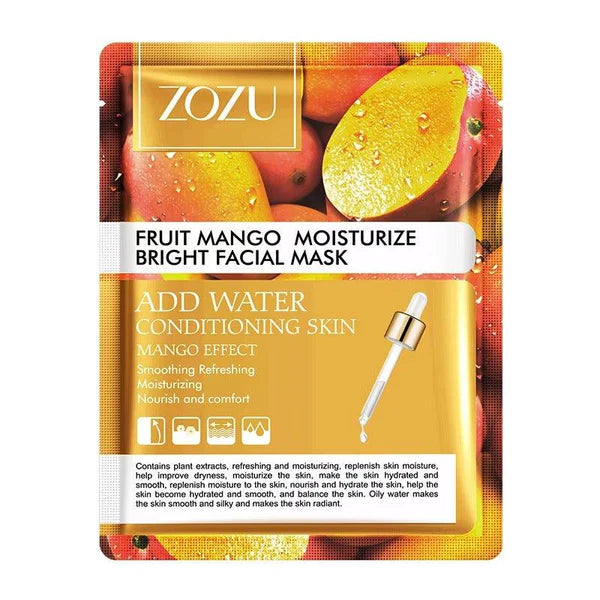 ZoZu Fruit Mango Moisture Bright Facial Mask – 30g
