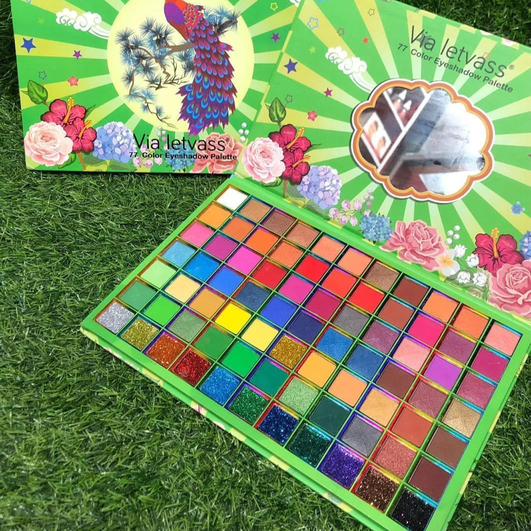 Via Letvass Eyeshadow Palette – 77 Colors