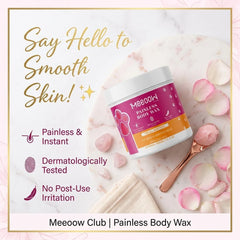 MeeOww Painless Body Wax - 400g