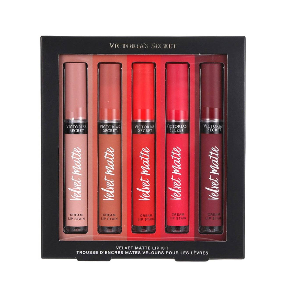 VICTORIA’S SECRET Velvet Matte Cream Lip Stain Kit - Set Of 5