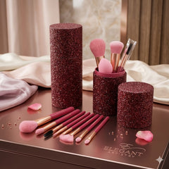 Mehron Makeup Brushes abd Holder - 7 Pcs