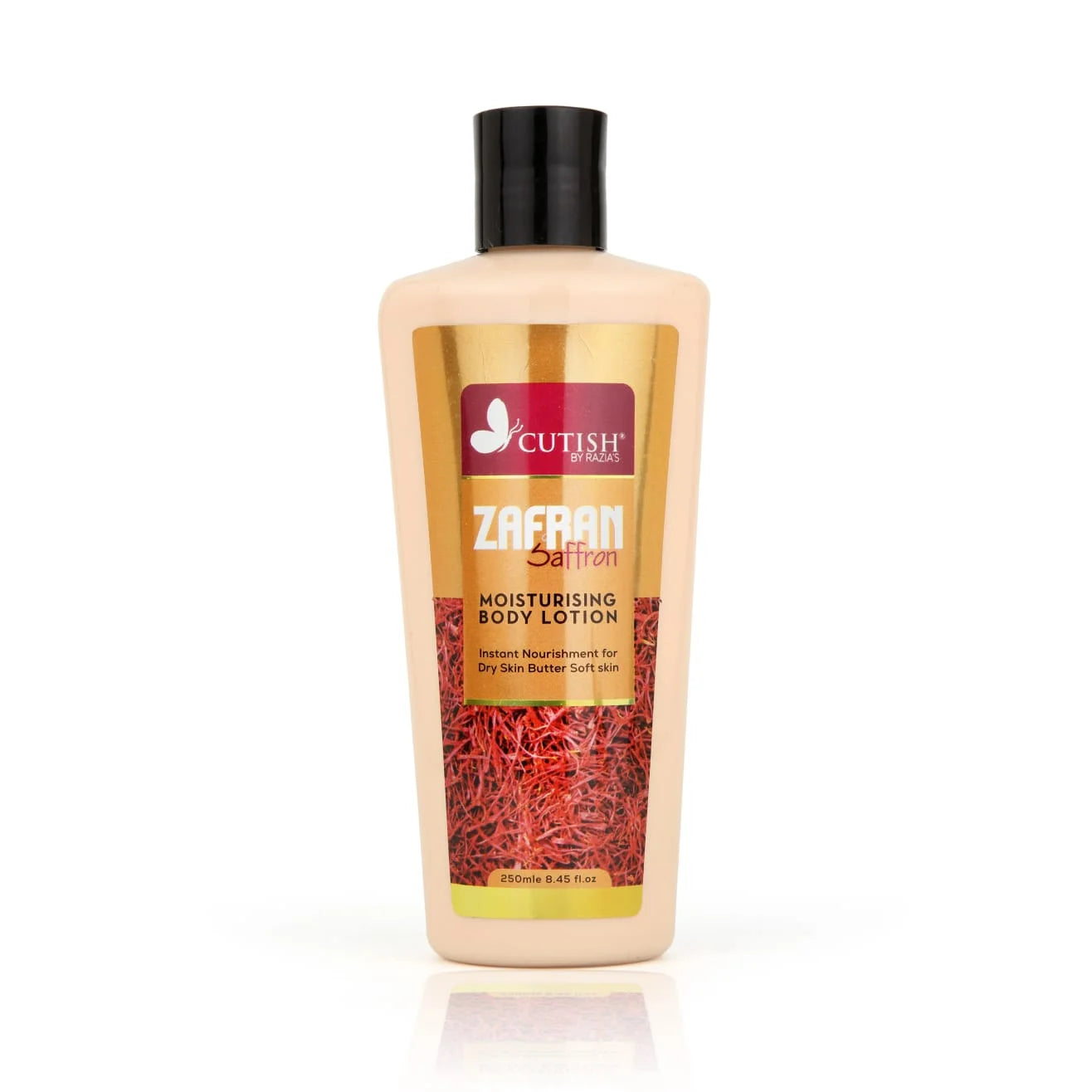 Cutish Zafran Saffron Moisturising Body Lotion - 250ml
