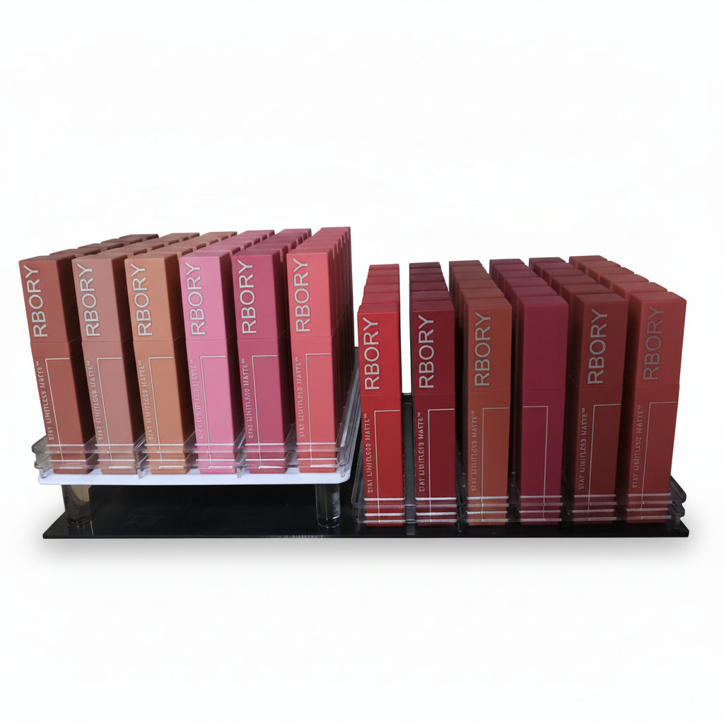 Rbory Stay Limitless Matte Waterproof Lip Gloss Pack of 12