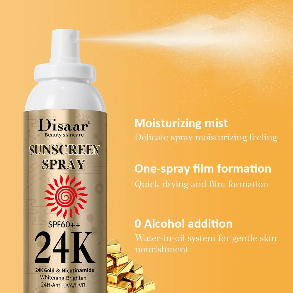 DISAAR Sunscreen Glowing Sun Spray - 180ml