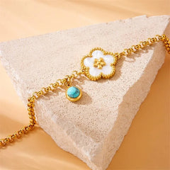 Flower Stainless Steel Bracelet