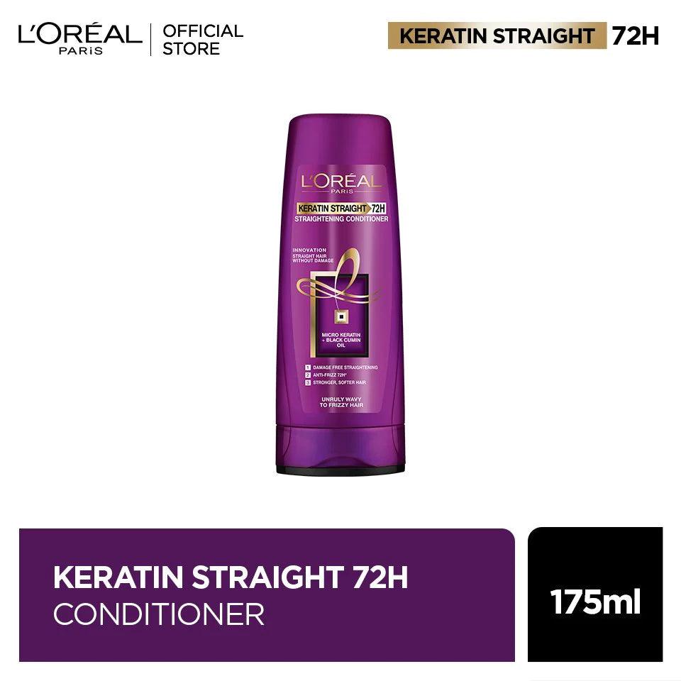 Loreal Paris Keratin Straight 72h Conditioner 175 ml