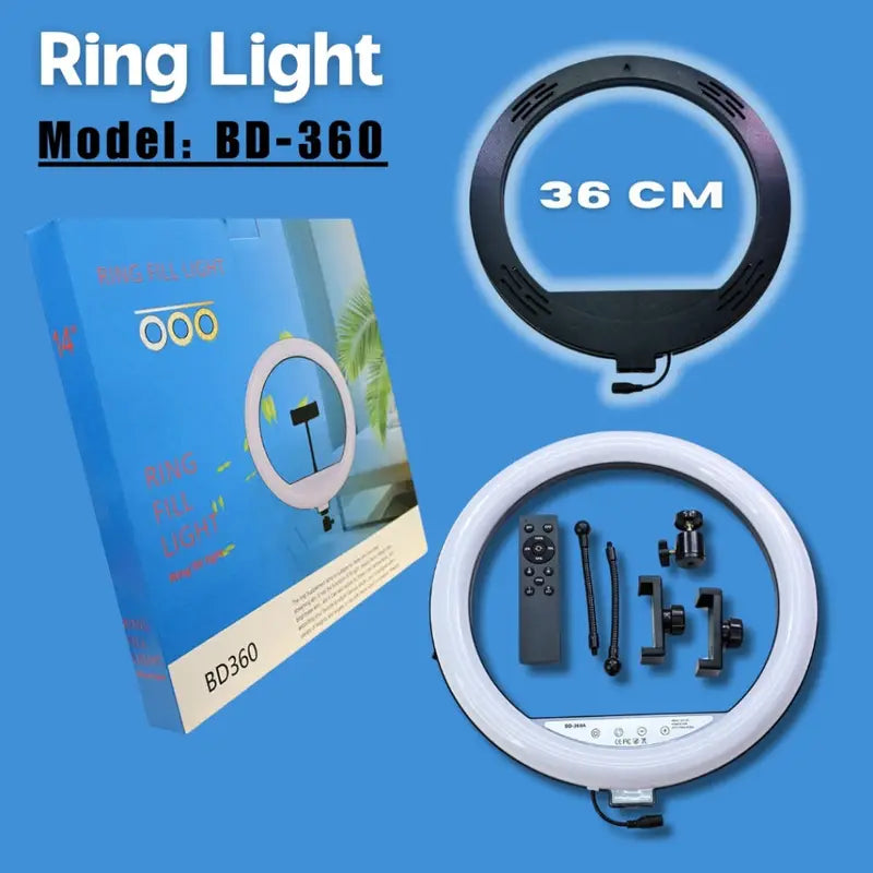 BD-360 14” LED Ring Fill Light -  36CM