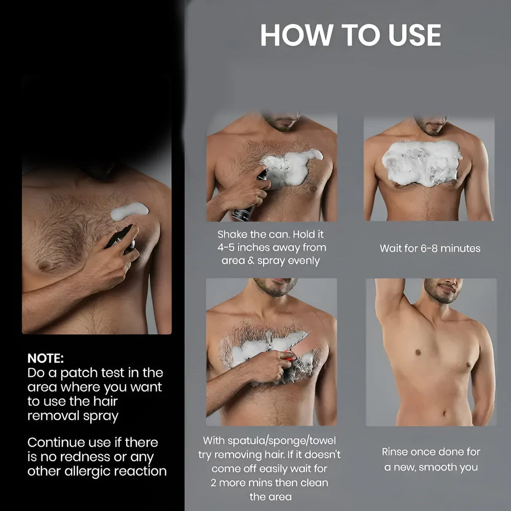 Chirs's Mens Hair Removal Spray 180ml