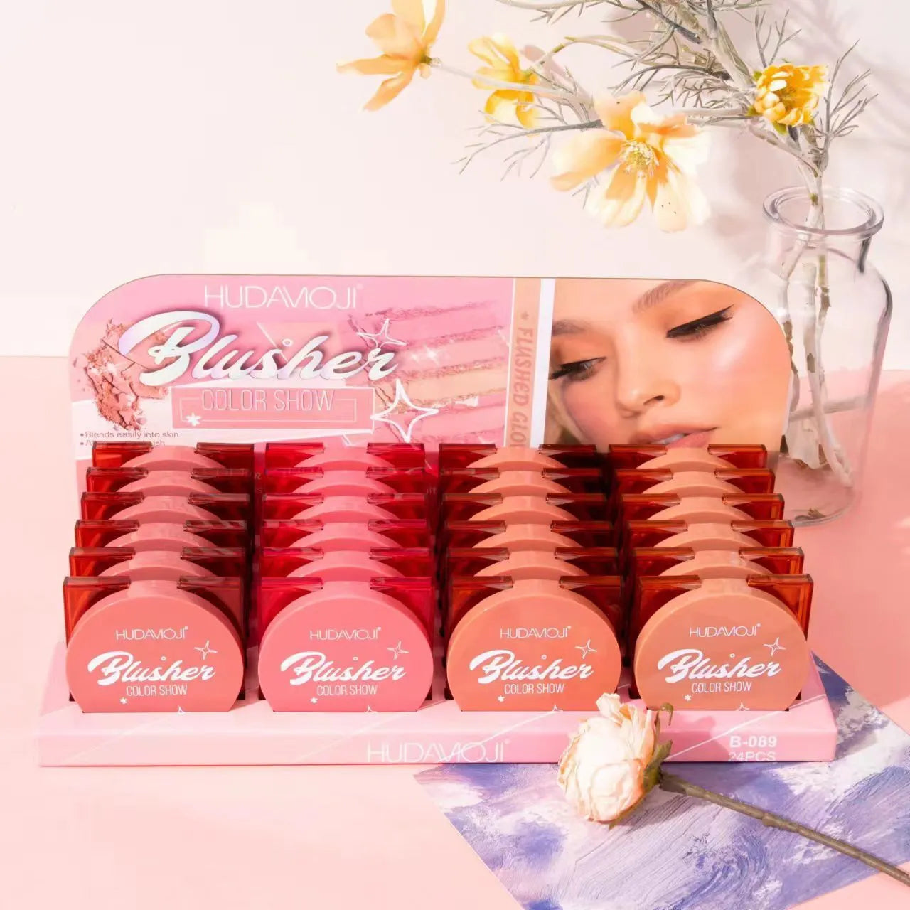 Huda Moji Blush – Vibrant Color Long-Lasting Makeup