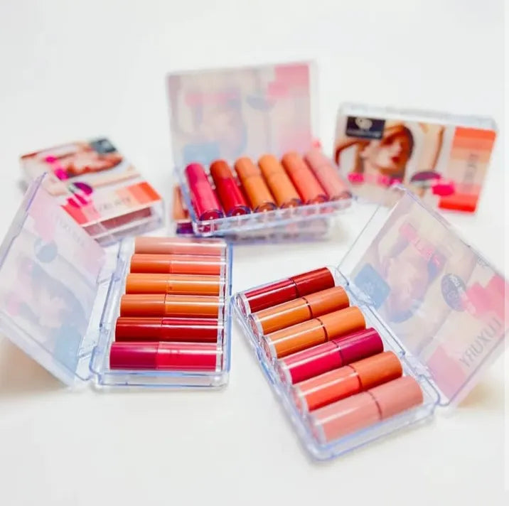 Flomro Non stick Matte Cup LipGloss 6Pcs